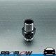 PROFLOW Male 3/8" NPT To AN -8 (AN8) Fitting Adapter With 1/8" NPT Port Black