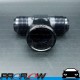 PROFLOW AN -16 (16AN) Female To Male Swivel Tee Fitting Adapter Black