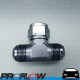 PROFLOW AN -16 (16AN) Female To Male Swivel Tee Fitting Adapter Black